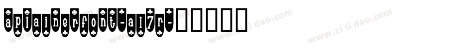 APlainerFont-aL7R字体转换