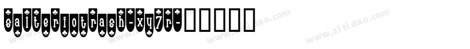 SalterioTrash-xy7r字体转换