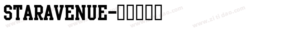 staravenue字体转换