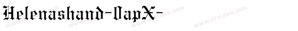 Helenashand-0apX字体转换