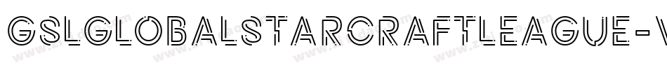 GslGlobalStarcraftLeague-v0YE字体转换