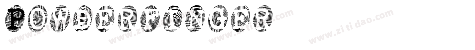 Powderfinger字体转换