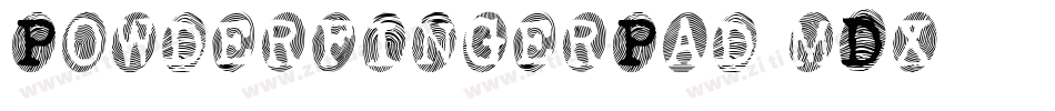 PowderfingerPad-mDx字体转换