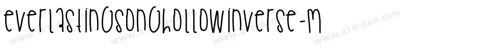 EverlastingSongHollowInverse-MRWr字体转换