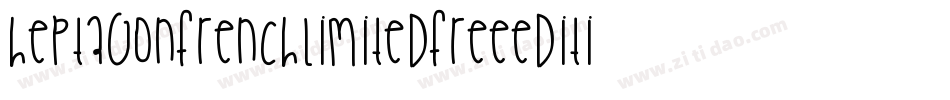 HeptagonfrenchLimitedFreeEdition-qxWr字体转换