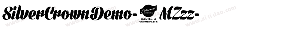 SilverCrownDemo-8MZzz字体转换