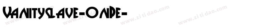 Vanityslave-OnPe字体转换