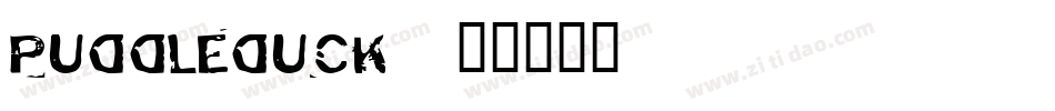 Puddleduck字体转换