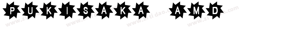 Pukisaka-8amD字体转换