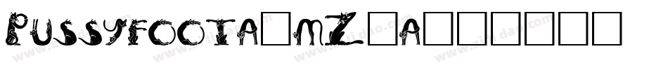 Pussyfoota-mZ2a字体转换