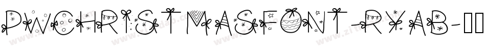 Pwchristmasfont-rYaB字体转换