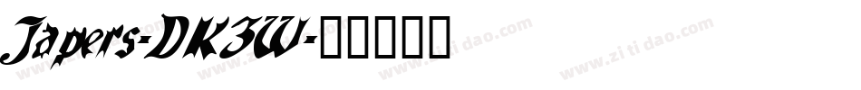 Japers-DK3W字体转换