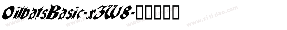 OilbatsBasic-x3W8字体转换
