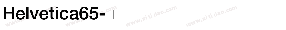 Helvetica65字体转换