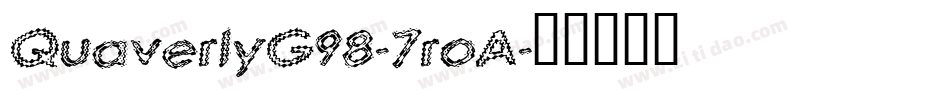 QuaverlyG98-7roA字体转换