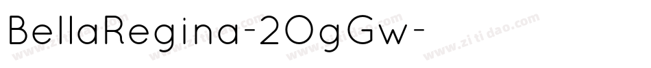 BellaRegina-2OgGw字体转换