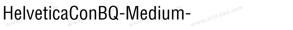 HelveticaConBQ-Medium字体转换
