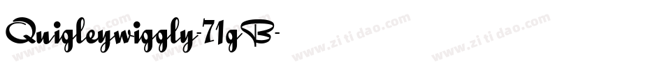 Quigleywiggly-71gB字体转换