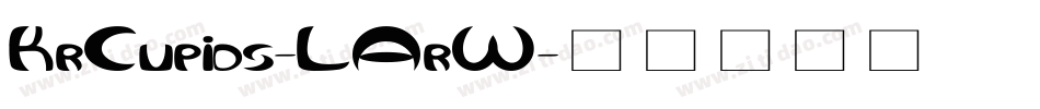 KrCupids-LArW字体转换