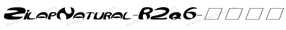 ZilapNatural-R2q6字体转换