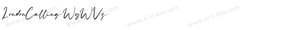 LondonCalling-WyWVz字体转换