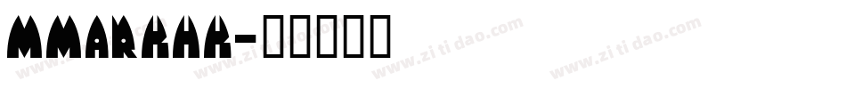 mmarkhk字体转换