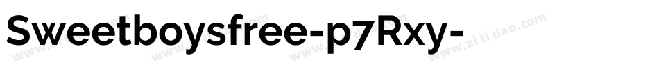 Sweetboysfree-p7Rxy字体转换