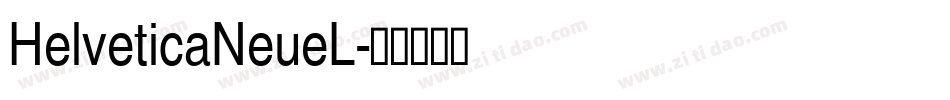 HelveticaNeueL字体转换