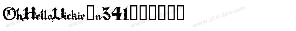 OhHelloVickie-n341字体转换