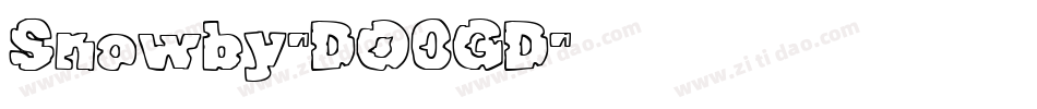 Snowby-DO0GD字体转换