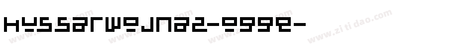 HussarWojna2-O99e字体转换