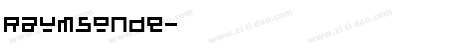 Raumsonde字体转换