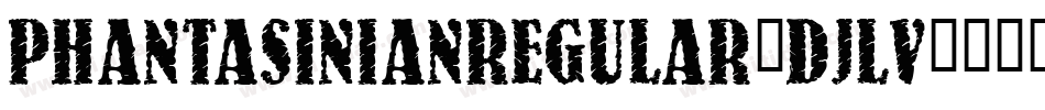 PhantasinianRegular-dJlV字体转换