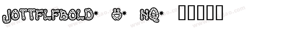 JottflfBold-x3nq字体转换