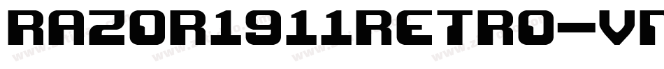 Razor1911Retro-vnYZ字体转换
