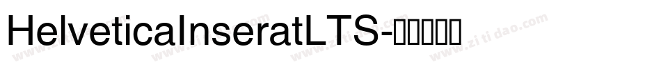 HelveticaInseratLTS字体转换