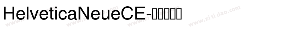 HelveticaNeueCE字体转换