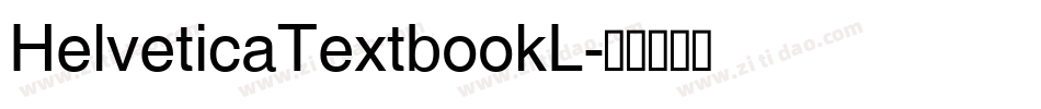 HelveticaTextbookL字体转换