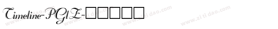 Timeline-PGlZ字体转换