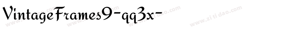 VintageFrames9-qq3x字体转换