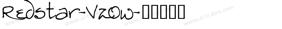 Redstar-VzOw字体转换