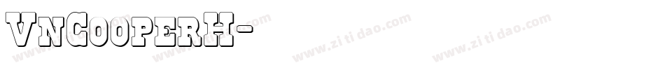 VnCooperH字体转换