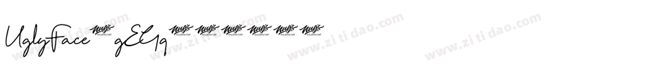 UglyFace-gEGq字体转换