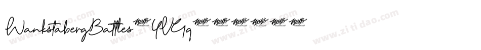 WankstabergBattles-YVGq字体转换
