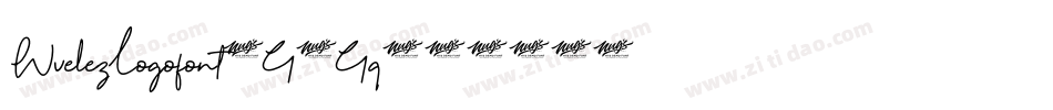 WvelezLogofont-G3Gq字体转换