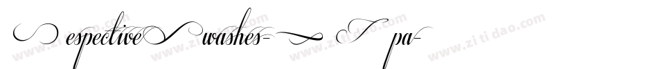 RespectiveSwashes-GZpa字体转换