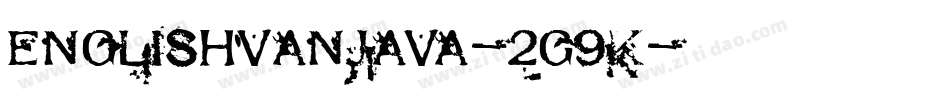 EnglishVanJava-2G9K字体转换