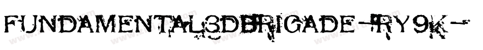 Fundamental3DBrigade-ry9K字体转换