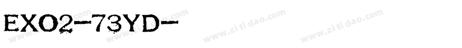 Exo2-73YD字体转换