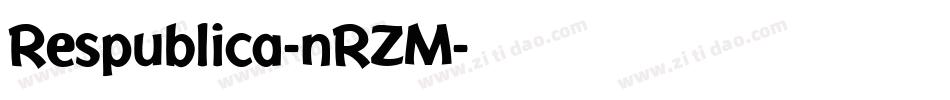 Respublica-nRZM字体转换